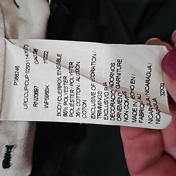 Dickies Men's 32 x 32 Black Work Pants - Picture 4 of 9